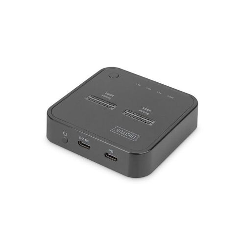 DIGITUS Dual M.2 NVMe SSD Docking Station with Offline Clone Function