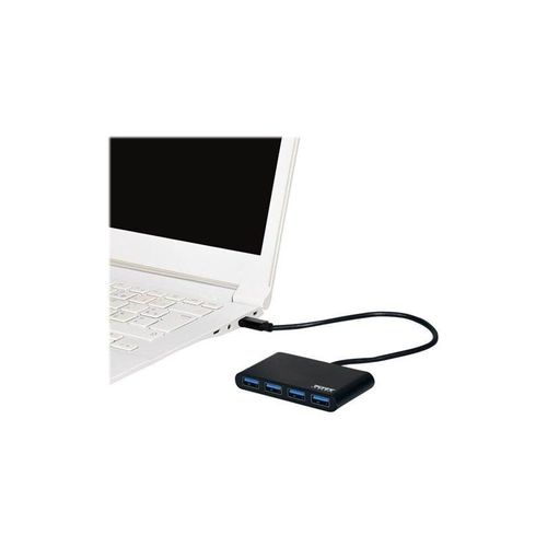 PORT Designs PORT Connect USB HUB 4 PORTS TYPE C USB-Hubs - 4 - Schwarz