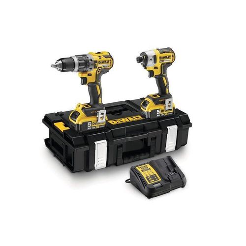 Dewalt 18V XR Brushless Twin Kit 2 x 5Ah