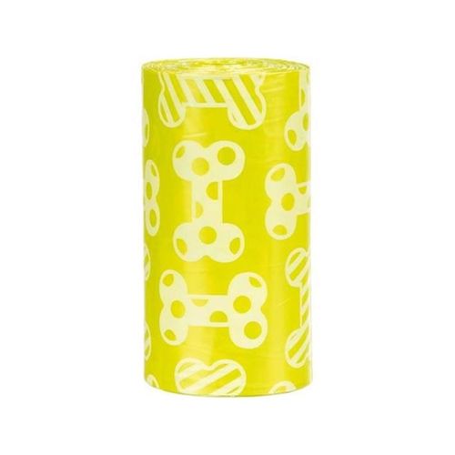 Trixie Dog Poop Bags with Scent Lemon M 4 Rolls of 20 Bags