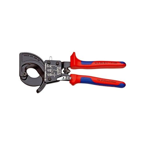 KNIPEX Kabelschneider, (Ratschenprinzip)
