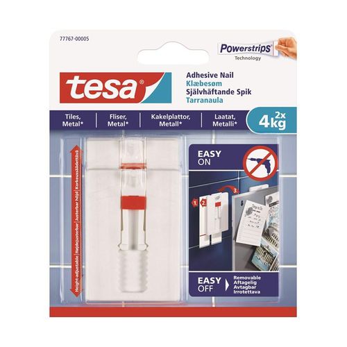 tesa Adhesive Nail Adjustable 4kg Tiles