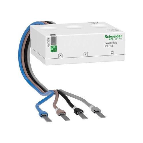 Schneider Electric Energy sensor resi r9m70 f63 powertag 3p + n flex with 25cm