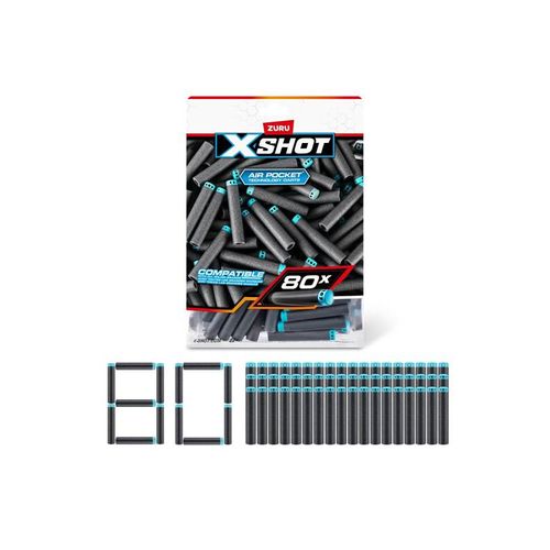 X-shot Excel Darts Refill Pack (80 Darts)