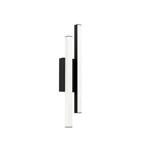 EGLO SERRICELLA outdoor wall lamp 2L black/white