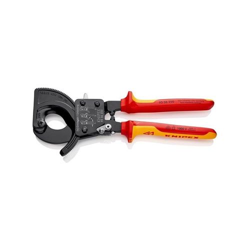 KNIPEX Kabelschneider, (Ratschenprinzip)
