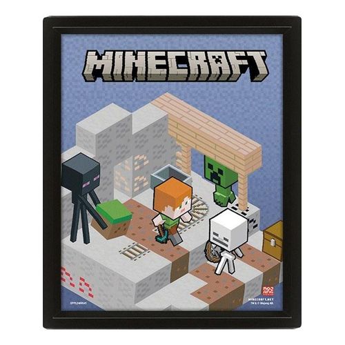 Pyramid - Minecraft Lenticular 20 x 30 cm - Bild
