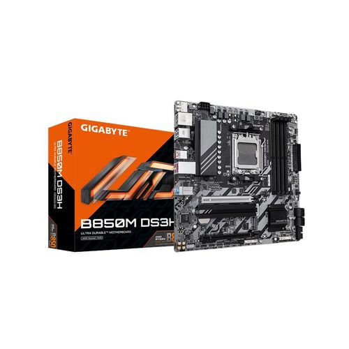 GIGABYTE B850M DS3H Mainboard - AMD B850 - AMD AM5 socket - DDR5 RAM - Micro-ATX