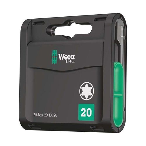 Wera Bit-Sortiment, Bit-Box 20 TX 20, 20-teilig