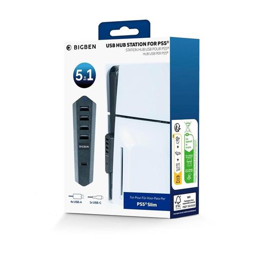 NACON USB Hub Black - Wired - Sony PlayStation 5