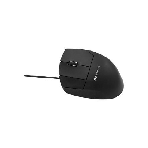 Contour Unimouse - mouse - USB-C - black - Left-handed - Maus (Schwarz)