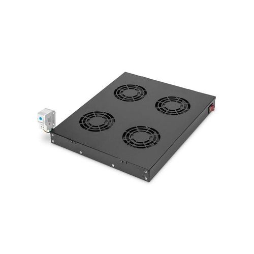 DIGITUS DN-19 FAN-4-HO-SW Ventilation Unit for variable 483 mm (19") installation