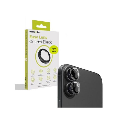 Mobile Origin Easy Lens guards black - iPhone 16