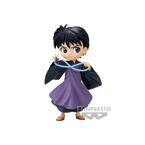 Banpresto - Inuyasha - Q posket-Inuyasha&Miroku-(B:Miroku) Figure 14 cm - Figur