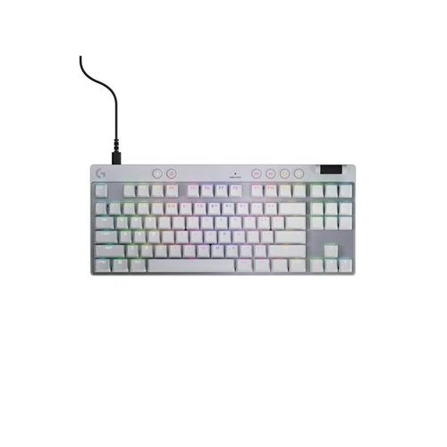 Logitech G PRO X TKL - Linear - Linear - Gaming Tastaturen - Französisch - Weiss