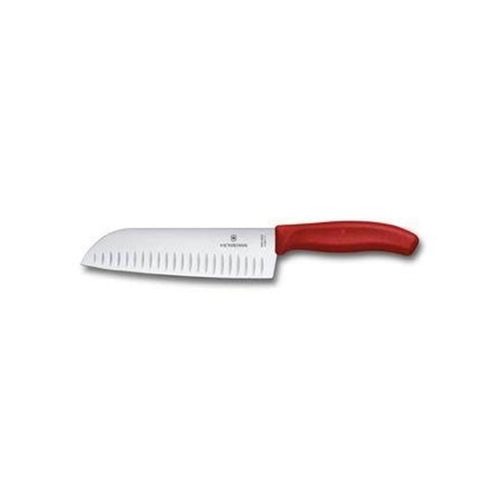 Victorinox Santoku Knife - Red - 17 cm