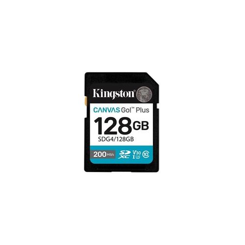 Kingston Canvas Go! Plus SD - 200MB/s - 128GB
