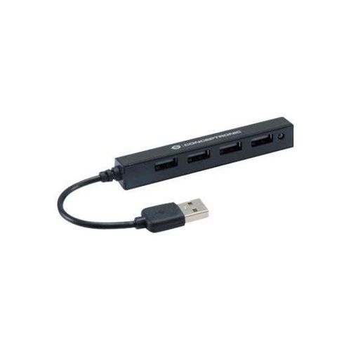 Conceptronics HUBBIES HUBBIES05B USB-Hubs - 4 - Schwarz