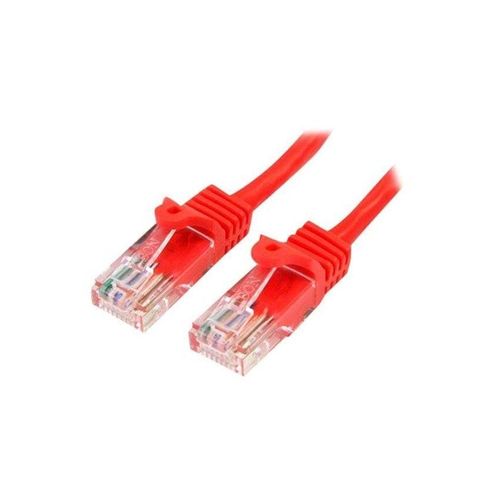StarTech.com Snagless Cat 5e UTP Patch Cable - Rot - 3m