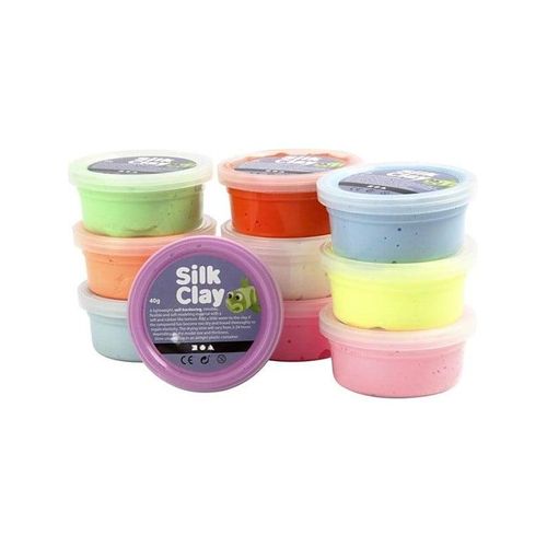 Creative Company Silk Clay - Basic Colours (10 × 40 g)