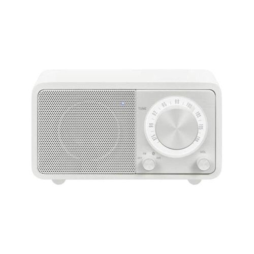 Sangean Genuine Mini WR-7 FM Radio Matt White - AM/FM - Weiß