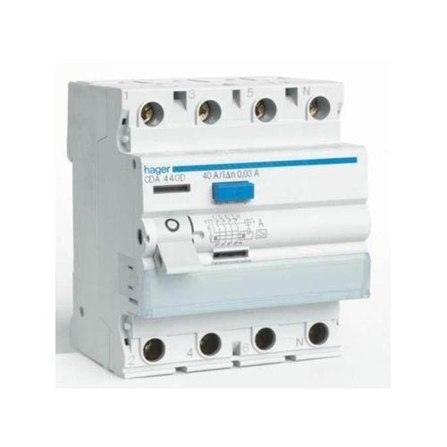 Hager Rccb 4p 40a 30ma high immunity class