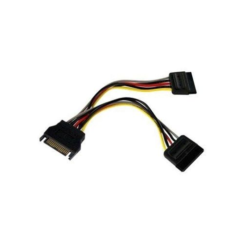 StarTech.com SATA Power Y Splitter Cable Adapter - M/F - power splitter - 15.2 cm