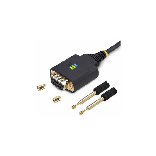 StarTech.com 1ft/30cm USB to Null Modem Serial Adapter Cable FTDI RS232 - USB / serial cable - USB to DB-9 - 30 cm