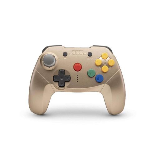 Retro Fighters Brawler64 Bluetooth NSO Edition - Gold - Wireless Controller - Nintendo Switch
