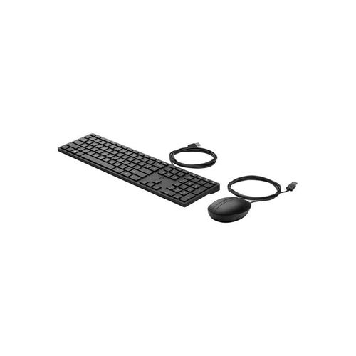 HP Desktop 320MK - Tastatur & Maus Set - Deutsch - Schwarz