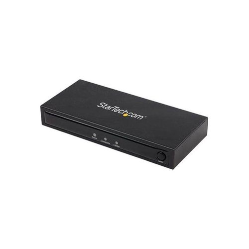 StarTech.com S-Video or Composite to HDMI Converter with Audio - 720p - video converter - black