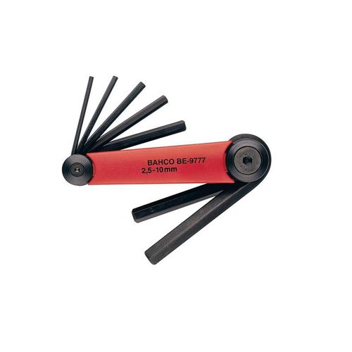 BAHCO Screw.dr set hex 2.5-10 mm