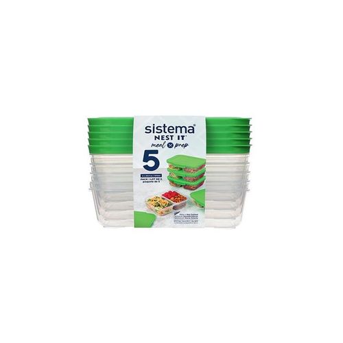 Sistema Meal Prep 5 Pack - 870 ml