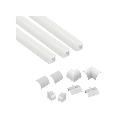D-LINE Cable duct kit 22x22mm 3x Cable duct/Accessories 1.0m