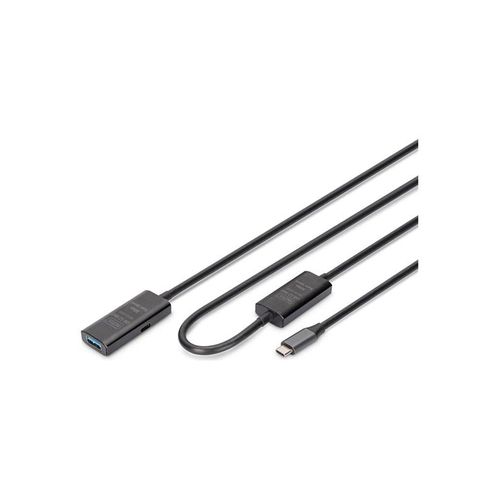 DIGITUS - USB extension cable - 24 pin USB-C to USB Type A - 10 m