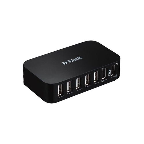 D-Link DUB-H7 USB-Hubs - 7 - Schwarz