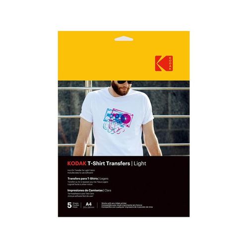 KODAK T-Shirt Transfers Light A4 x5