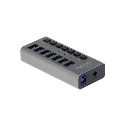 DeLOCK USB Hub - 7 Ports USB-Hubs - USB 3.0 - 7 - Grau