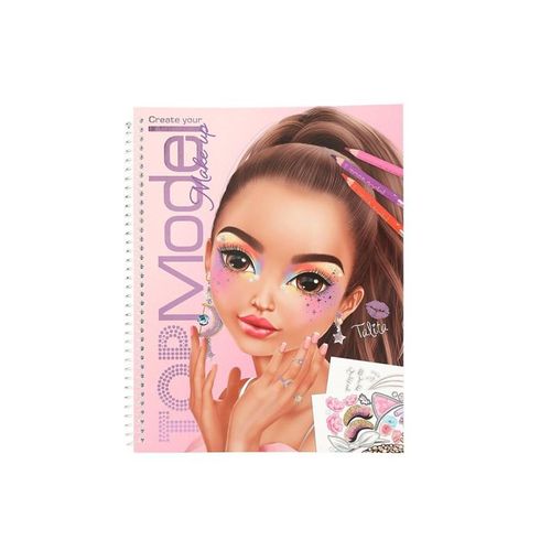 Topmodel Make-Up Colouring Book