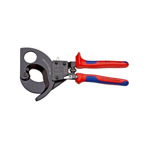 KNIPEX Kabelschneider, (Ratschenprinzip)