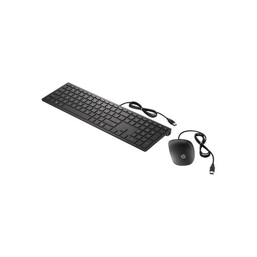 HP Pavilion 400 - Tastatur & Maus Set - Schwarz