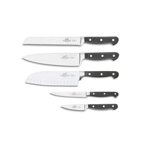 Lion Sabatier Pluton knife set steel/black