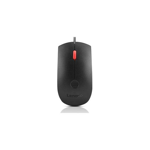 Lenovo - mouse - USB-A - black - Maus (Schwarz)