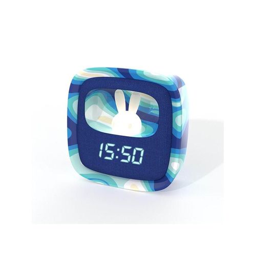 MOB Alarm Clock with Light Billy Clock Blue Wave