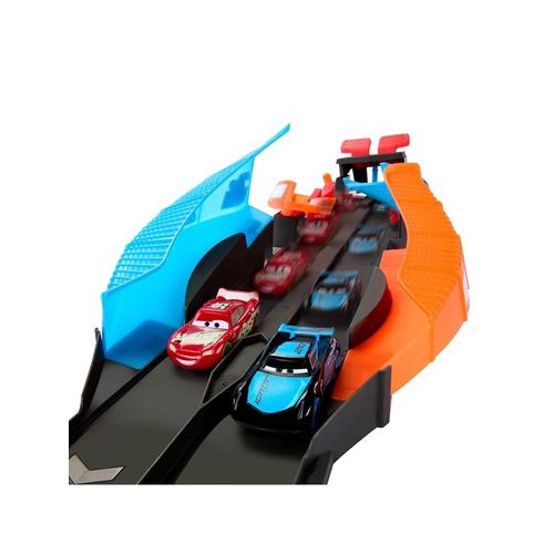Disney Pixar - Cars Glow Racers Launch & Criss-Cross Glow Race Playset