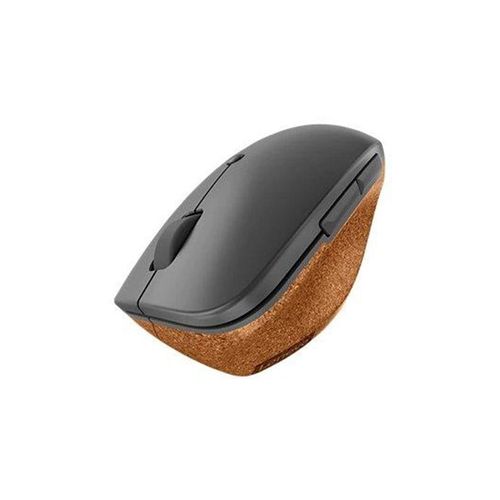 Lenovo Go - mouse - 2.4 GHz - grey cork - Maus (Braun)