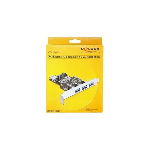 DeLOCK PCI Express Card > 3 x External + 1 x Internal USB 3.0