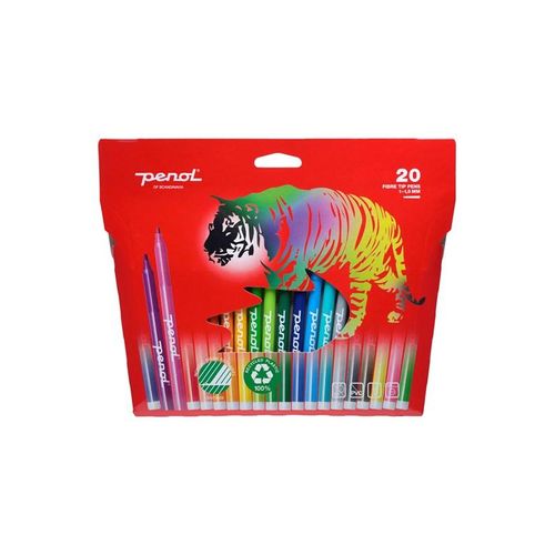 Penol Fibre Tip pens x20