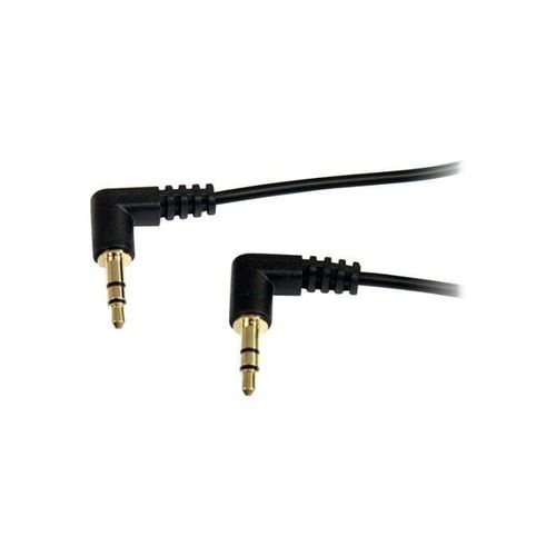 StarTech.com Slim 3.5mm Right Angle Stereo Audio Kabel - Audiokabel - digitalt Audio