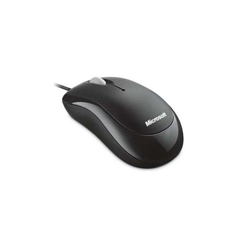 Microsoft Basic Optical Mouse - Black - Maus (Schwarz)